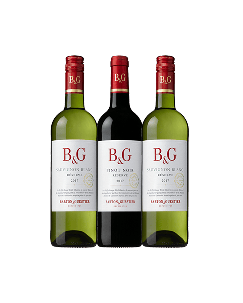 2X B G PINOT NOIR 1X B G SAUVIGNON BLANC Sip2Sip